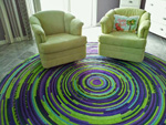 Circular rug